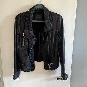All Saints Bales Leather Jacket